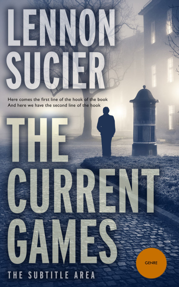 Front view of Pickled Bluewood #8504 - Premade Mystery & Thriller & Suspense Book Cover