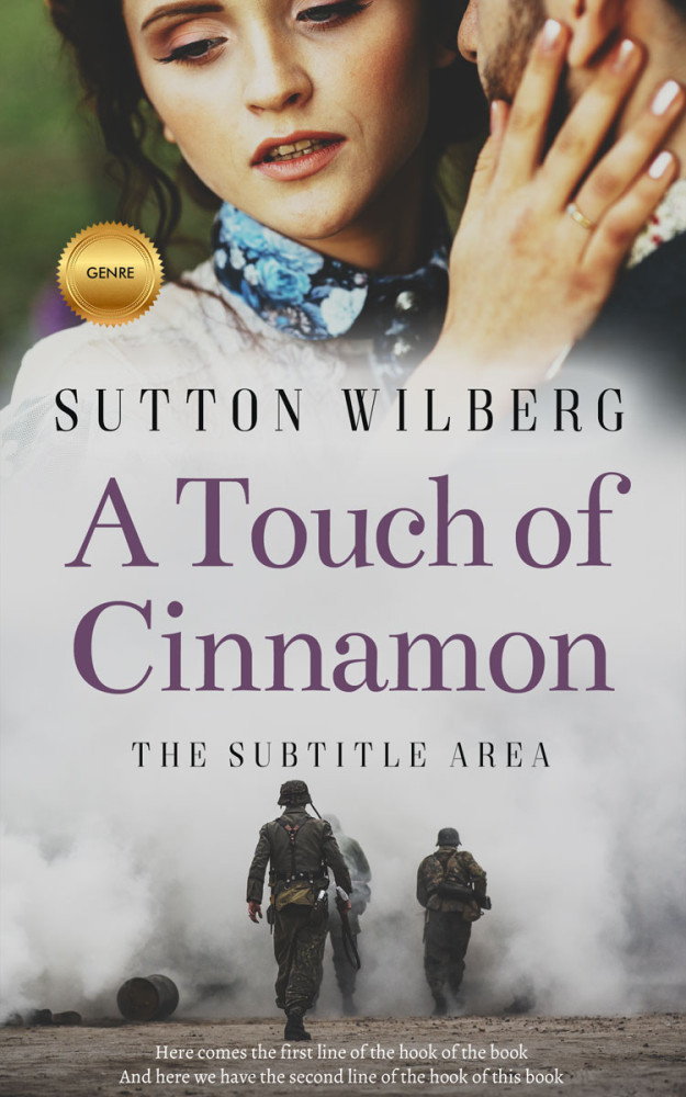 Front view of Cloud #8543 - Premade Romance Book Cover