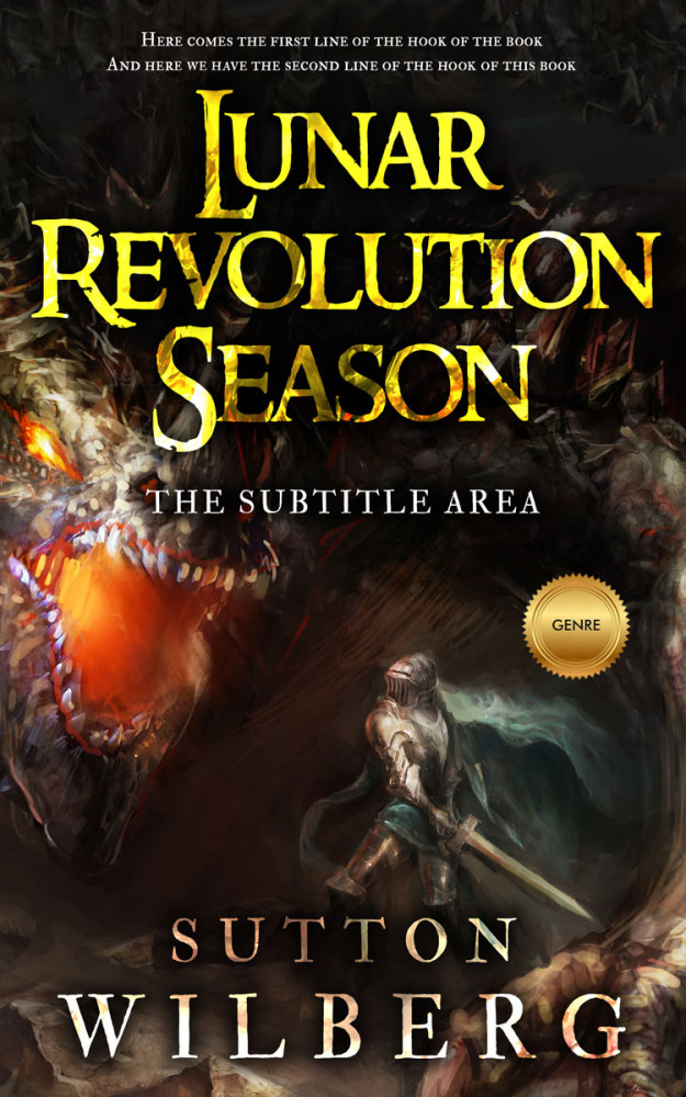 Front view of Zeus #8555 - Premade Fantasy Book Cover | BookCoverZone