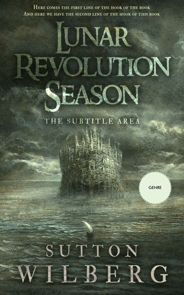 Front view of Cabbage Pont #8561 - Premade Fantasy Book Cover