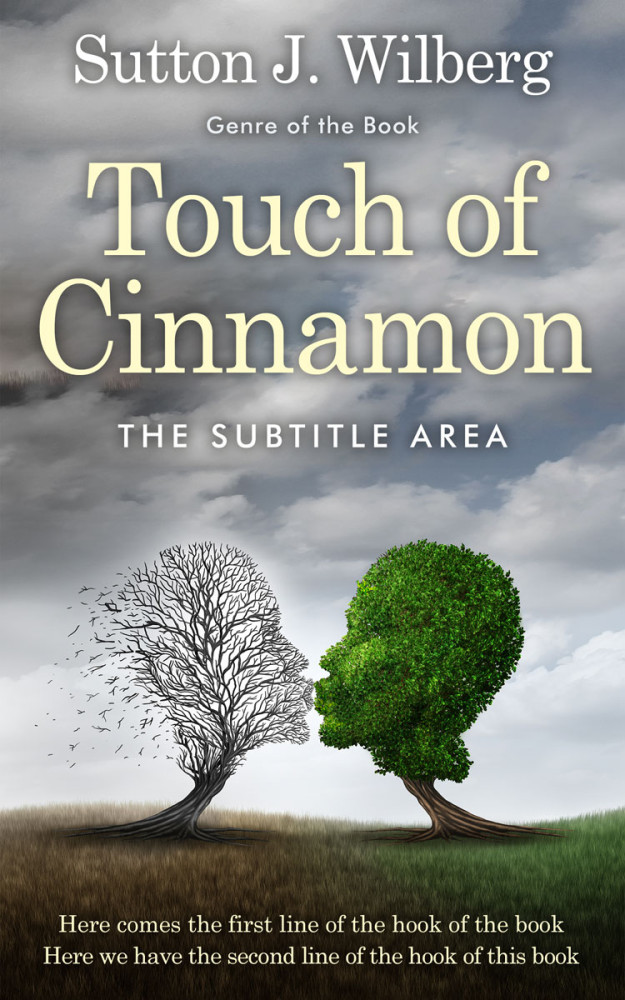 Front view of Oslo Gray #8568 - Premade Science & Nature Book Cover