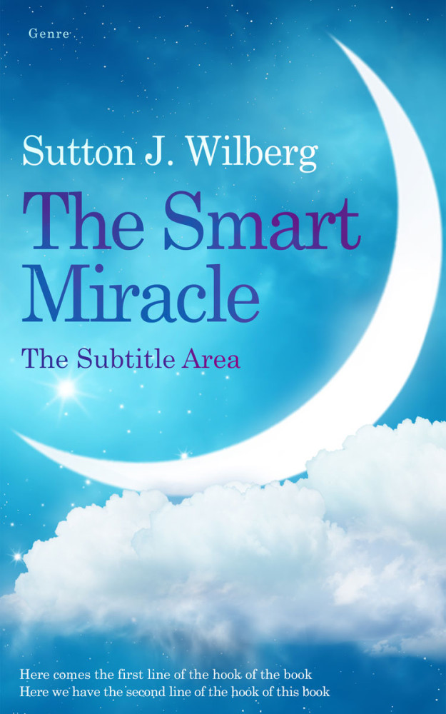 Front view of Curious Blue #8588 - Premade Religion & Spirituality Book Cover | BookCoverZone