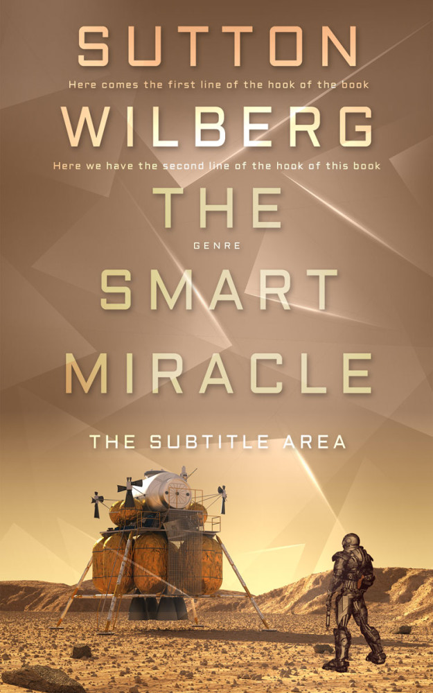 Front view of Barley Corn #8596 - Premade Science Fiction Book Cover | BookCoverZone