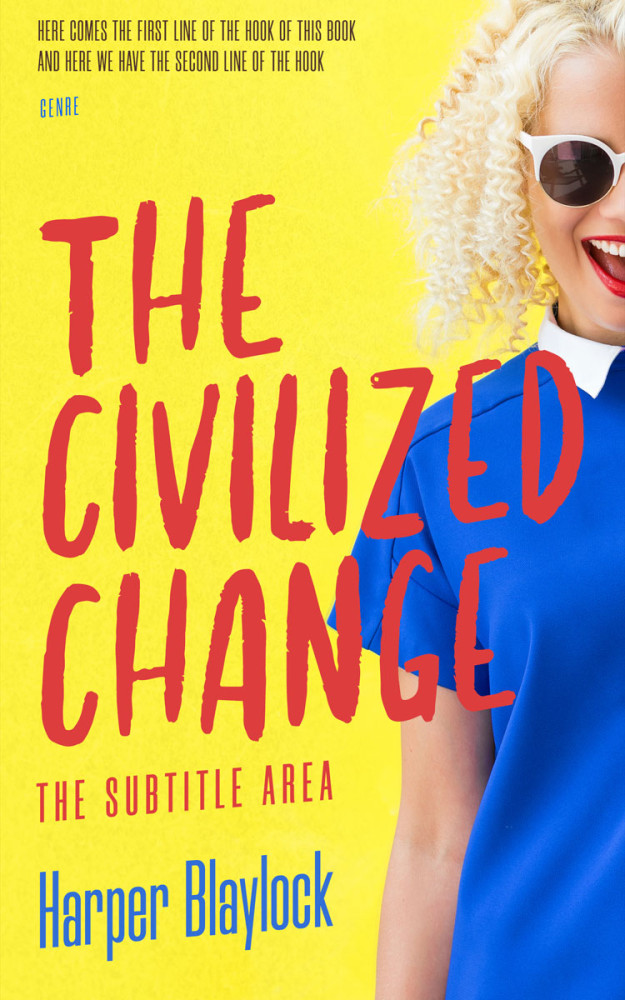 Front view of Denim #8621 - Premade Chick Lit Book Cover