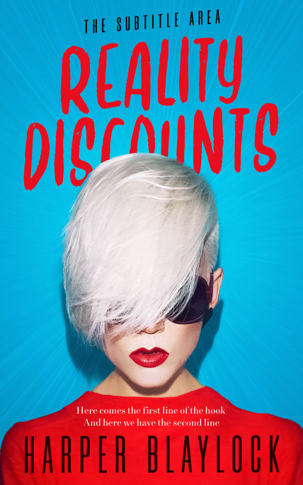 Front view of Cerulean #8624 - Premade Chick Lit Book Cover