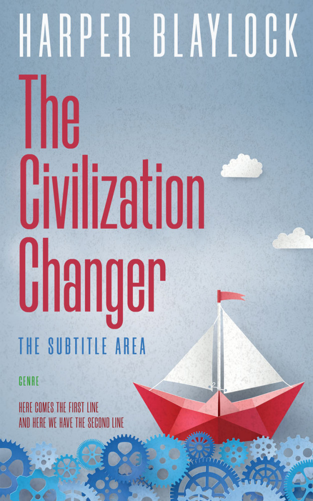 Front view of Heather #8628 - Premade Self-Improvement & Self-Help Book Cover