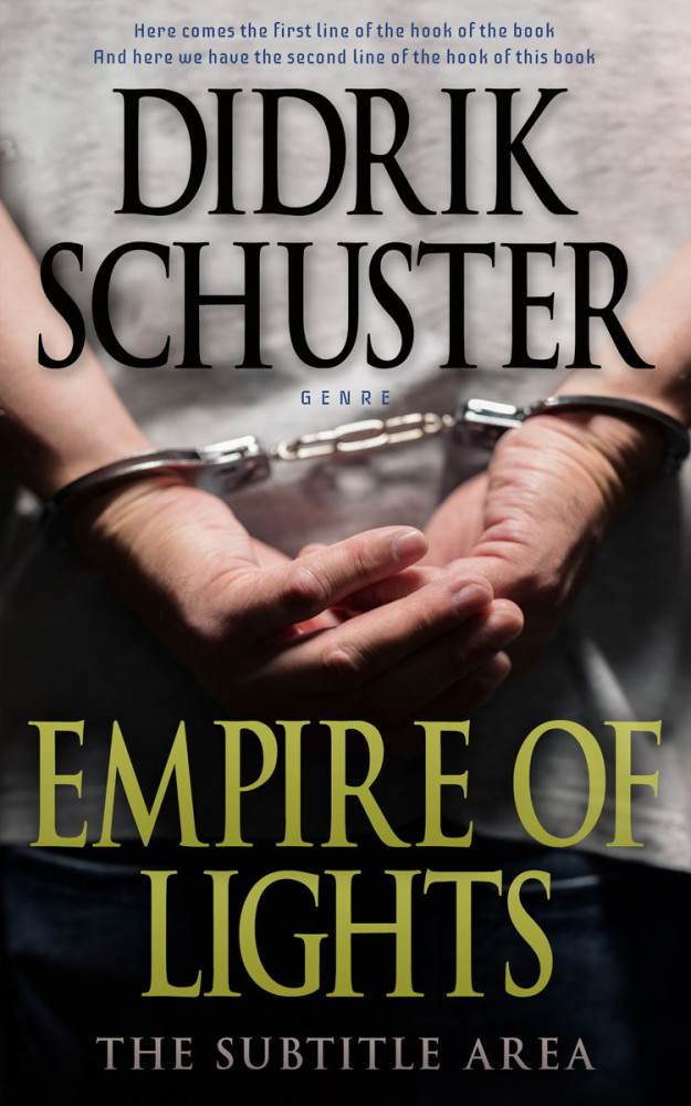 Front view of Cod Gray #8655 - Premade Mystery & Thriller & Suspense Book Cover