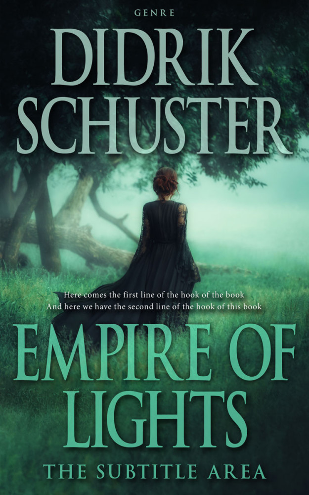 Front view of Timber Green #8668 - Premade Romance Book Cover | BookCoverZone