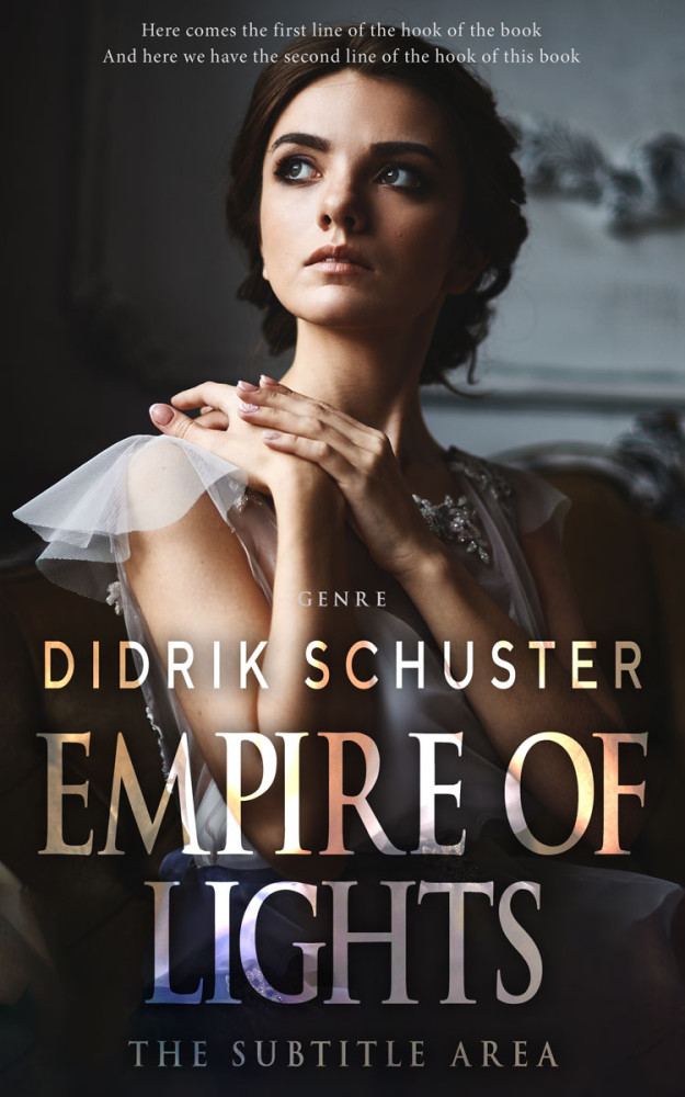 Front view of Dune #8672 - Premade Romance Book Cover