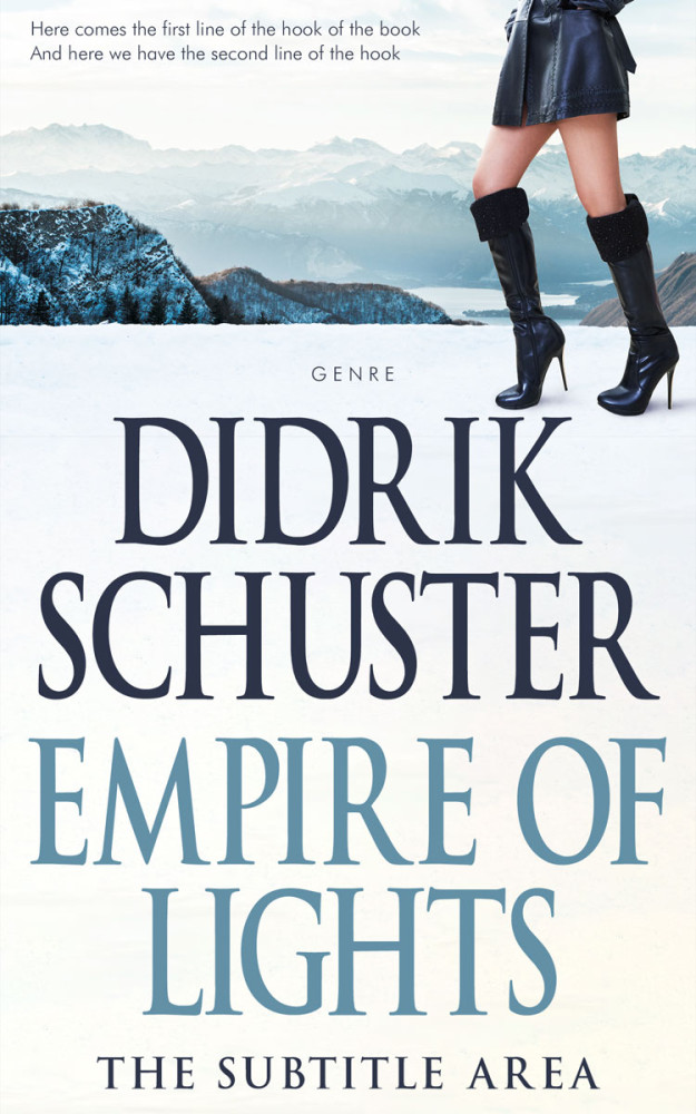 Front view of Fiord #8680 - Premade Travel Book Cover | BookCoverZone