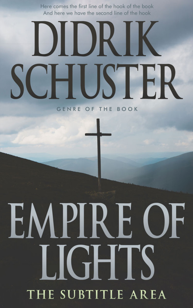 Front view of Hit Gray #8690 - Premade Religion & Spirituality Book Cover