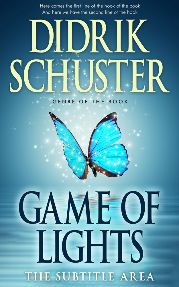 Front view of Fountain Blue #8694 - Premade Religion & Spirituality Book Cover | BookCoverZone