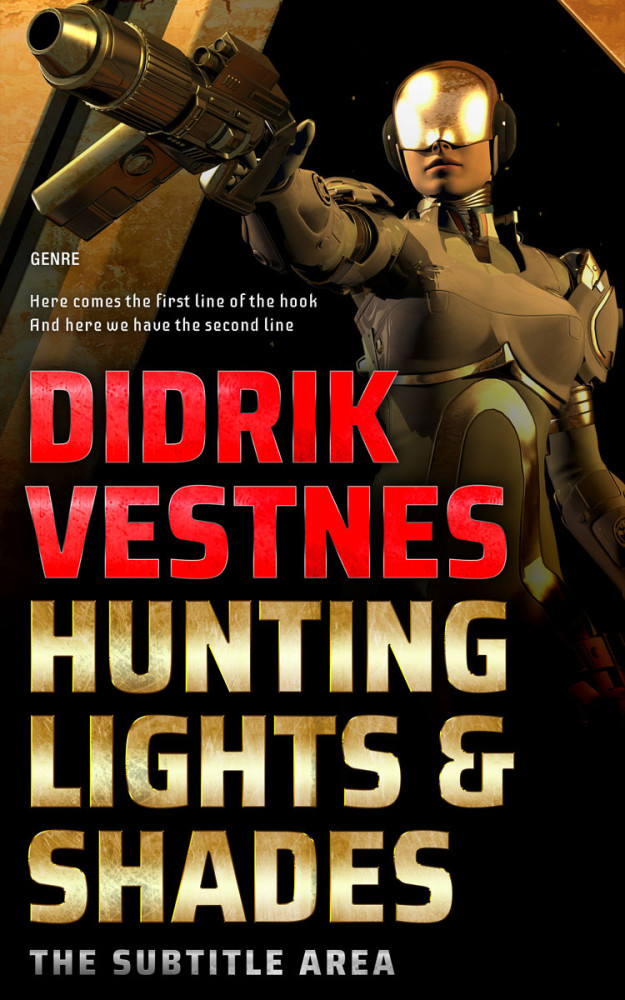 Front view of Eternity #8703 - Premade Science Fiction Book Cover