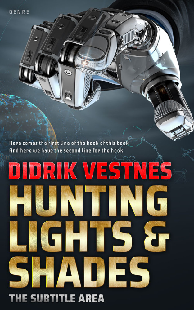 Front view of Outer Space #8707 - Premade Apocalyptica Book Cover