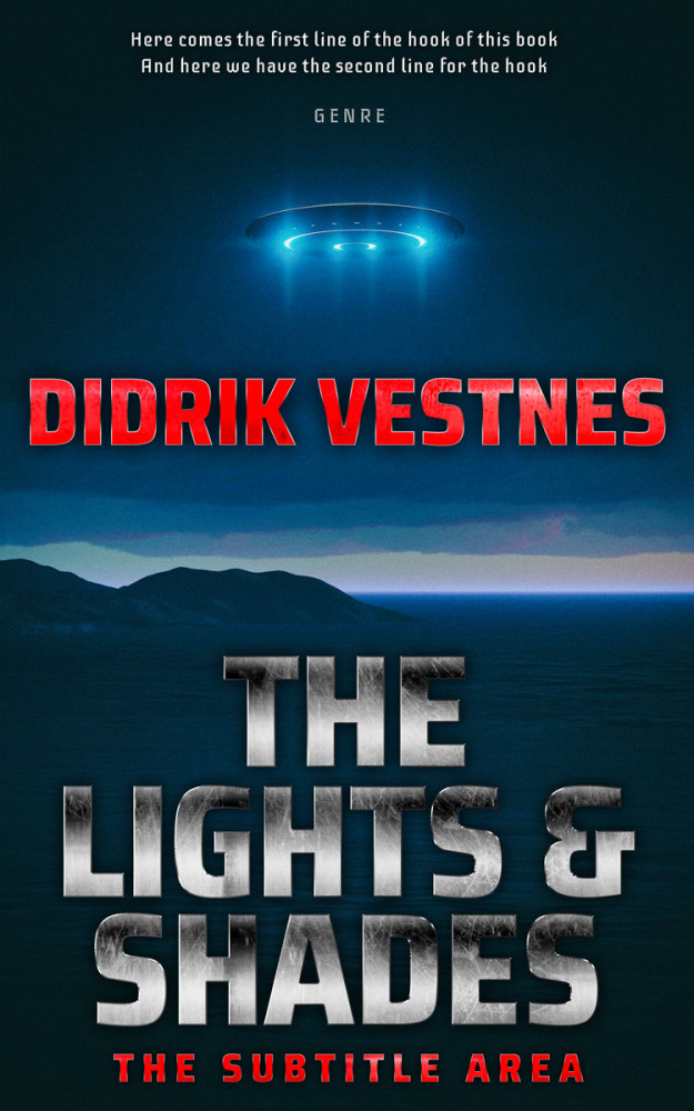 Front view of Tiber #8711 - Premade Science Fiction Book Cover