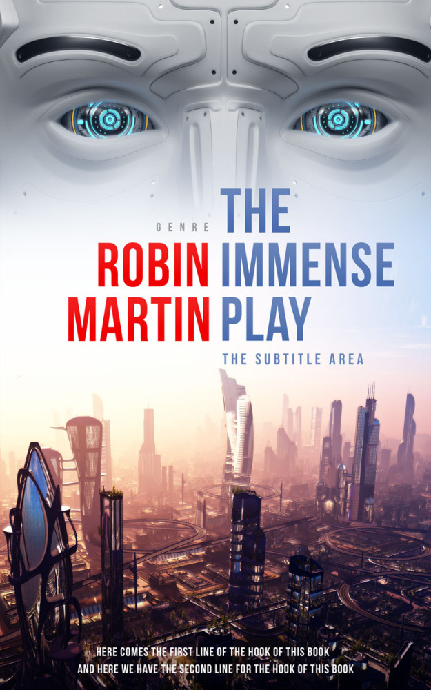 Front view of Swiss Coffee #8726 - Premade Science Fiction Book Cover