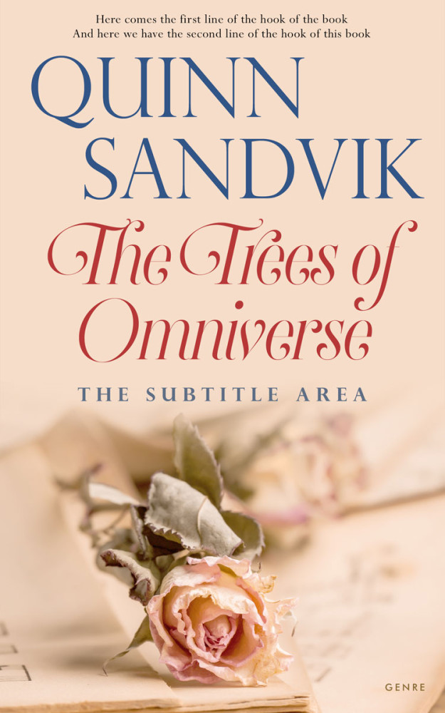 Front view of Almond #8737 - Premade Romance Book Cover