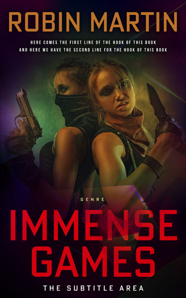 Front view of Gondola #8784 - Premade Mystery & Thriller & Suspense Book Cover