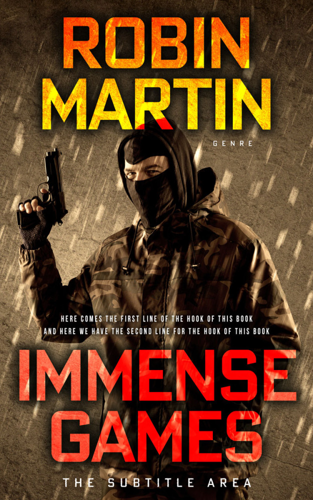 Front view of Oil #8788 - Premade Apocalyptica Book Cover