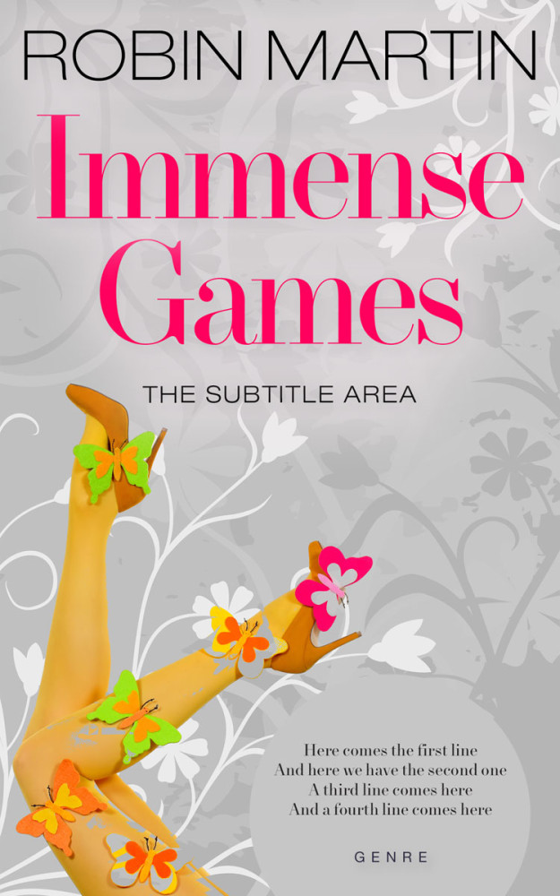 Front view of Pale Slate #8803 - Premade Chick Lit Book Cover | BookCoverZone