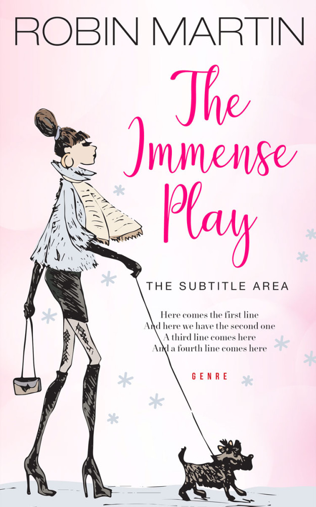 Front view of Prim #8815 - Premade Chick Lit Book Cover | BookCoverZone