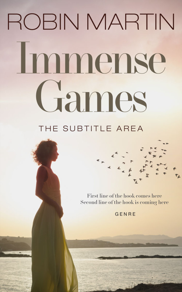 Front view of Pearl Bush #8824 - Premade Romance Book Cover