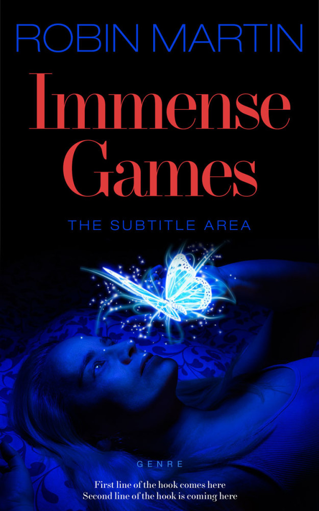 Front view of Black Pearl #8826 - Premade Surreal Book Cover | BookCoverZone