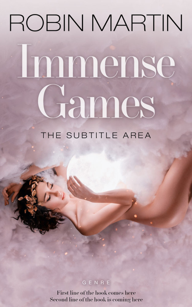 Front view of Cold Turkey #8828 - Premade Fantasy Book Cover