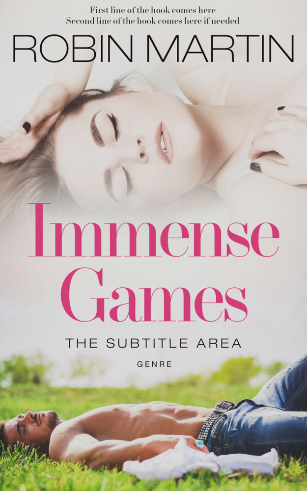 Front view of Timberwolf #8837 - Premade Erotica Book Cover