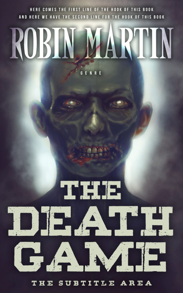 Front view of Ship Gray #8847 - Premade Apocalyptica Book Cover