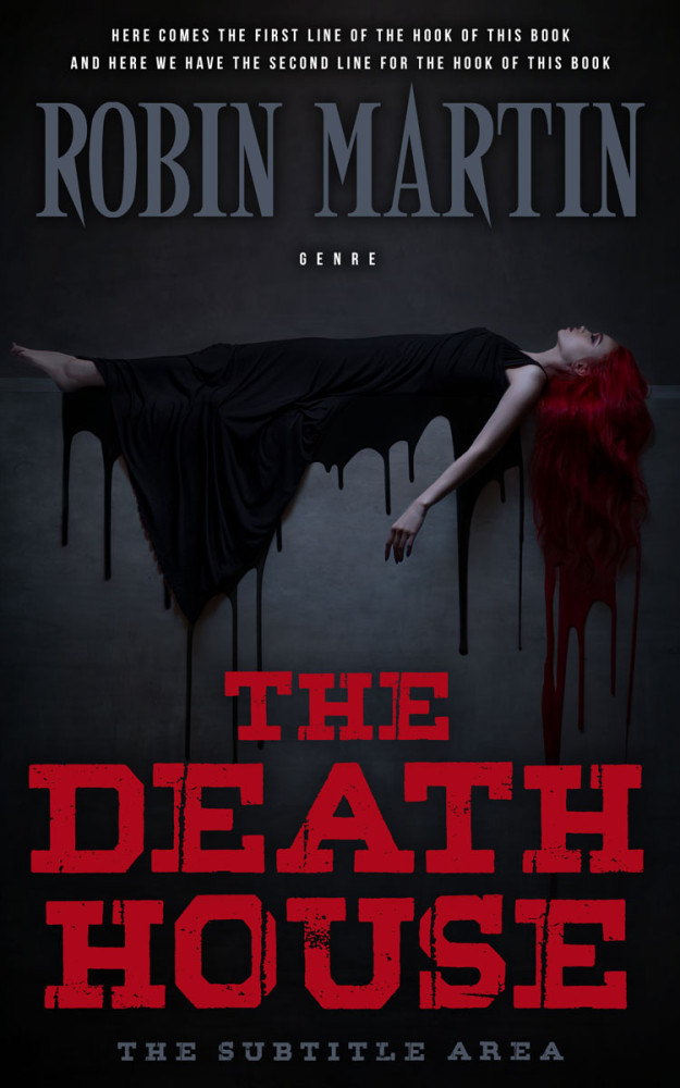 Front view of Woodsmoke #8849 - Premade Horror Book Cover