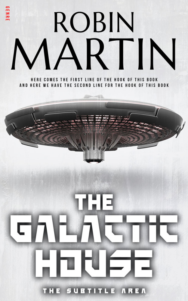 Front view of Iron #8861 - Premade Science Fiction Book Cover