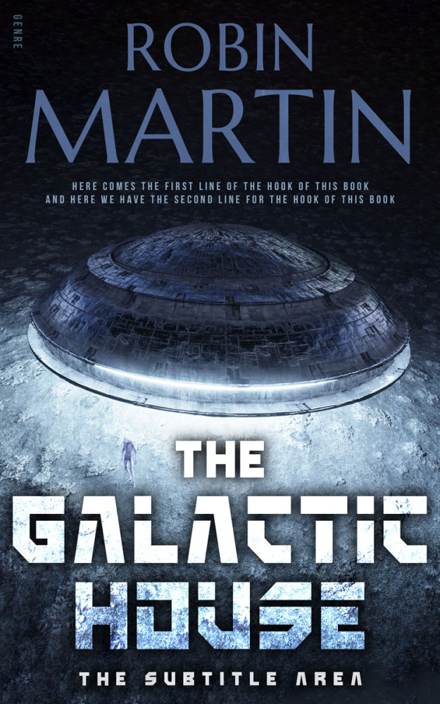 Front view of Botticelli #8862 - Premade Science Fiction Book Cover