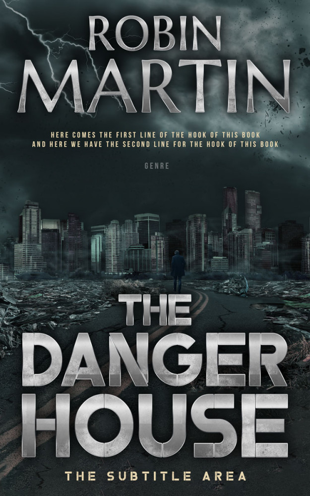 Front view of Outer Space #8875 - Premade Apocalyptica Book Cover