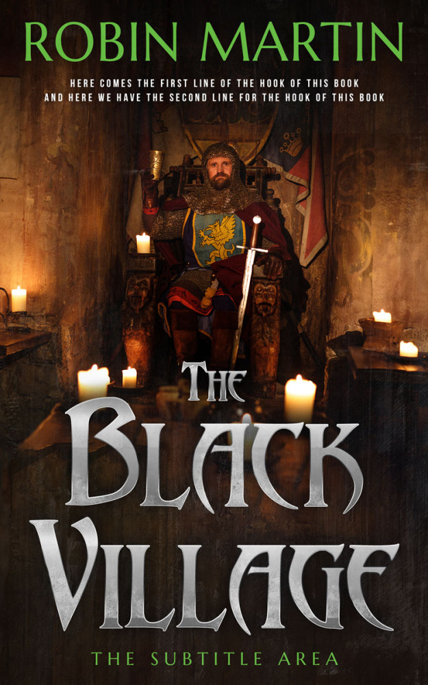 Front view of Night Rider #8885 - Premade Historical Book Cover