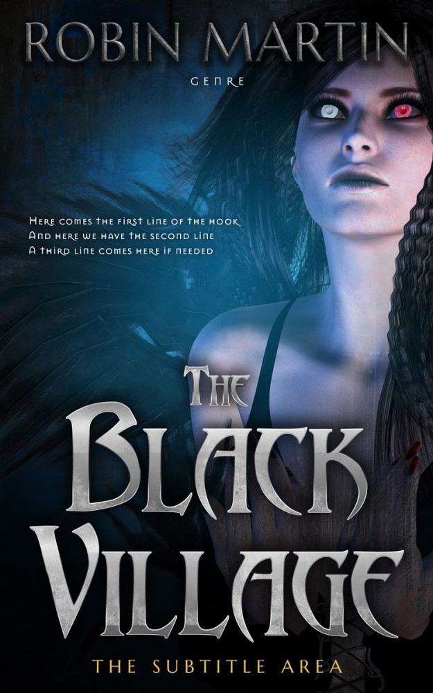 Front view of Bunker #8896 - Premade Fantasy Book Cover