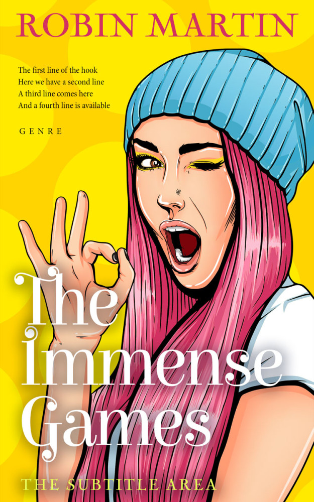 Front view of Pickled Bluewood #8918 - Premade Chick Lit Book Cover