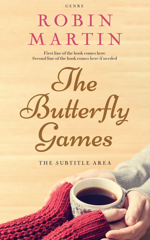 Front view of Peach Yellow #8919 - Premade Romance Book Cover