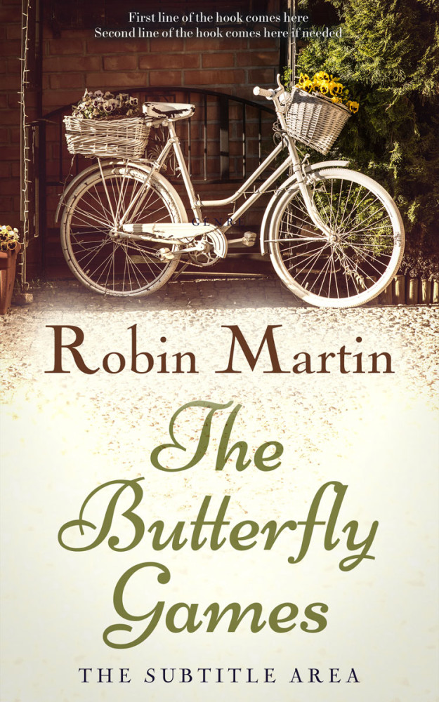 Front view of White Rock #8921 - Premade Literary Fiction Book Cover