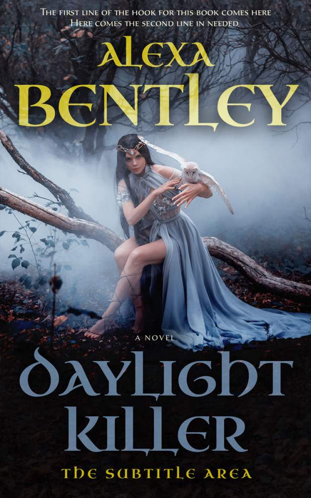 Front view of Shark #8965 - Premade Fantasy Book Cover