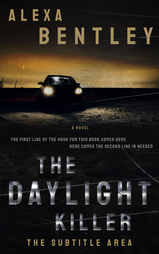 Front view of Cod Gray #8972 - Premade Mystery & Thriller & Suspense Book Cover