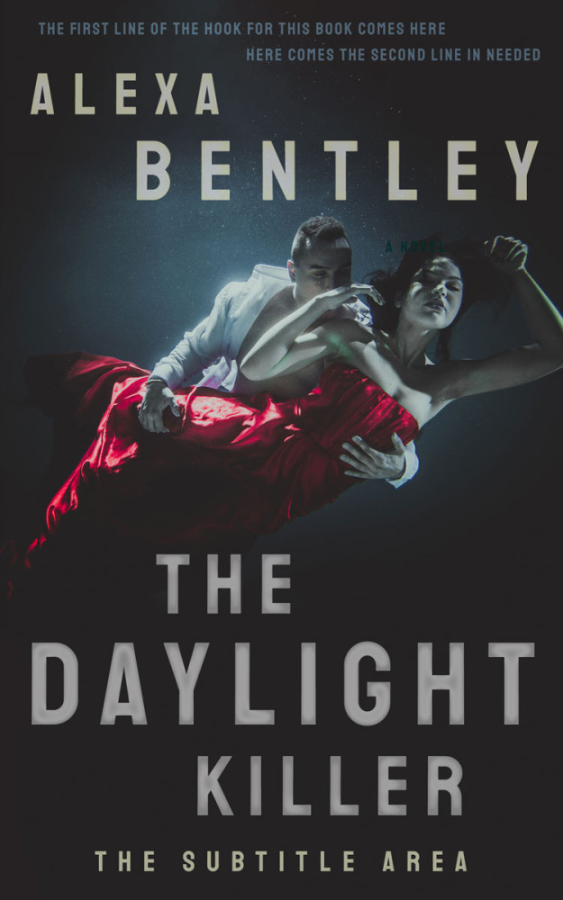 Front view of Shark #8990 - Premade Romance Book Cover