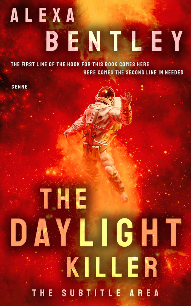 Front view of Totem Pole #9015 - Premade Science Fiction Book Cover | BookCoverZone