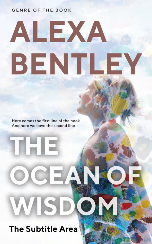 Front view of Athens Gray #9048 - Premade Health & Mind & Body Book Cover | BookCoverZone