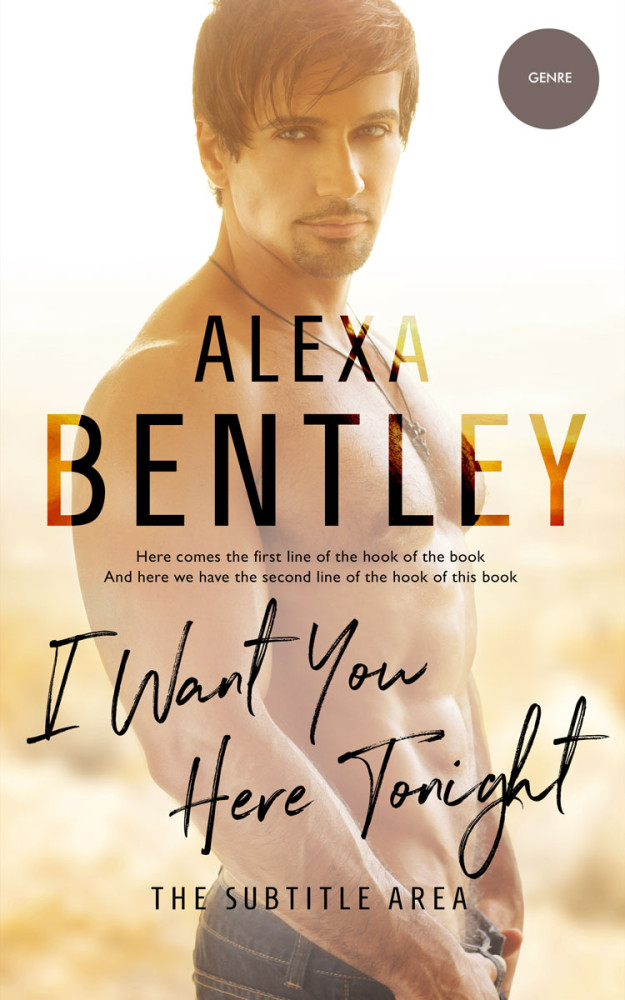 Front view of Tan #9078 - Premade Erotica Book Cover