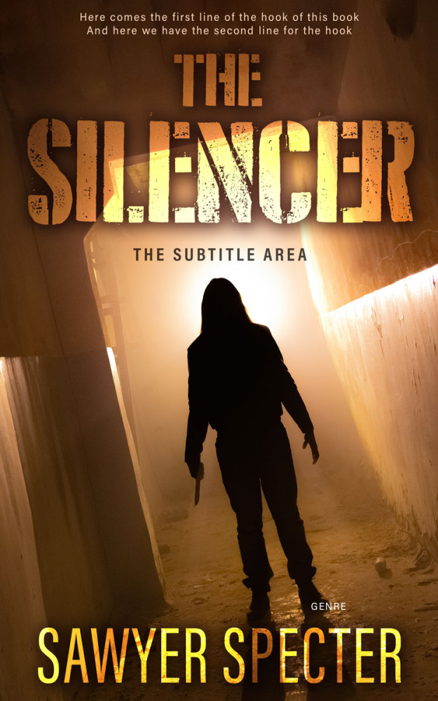 Front view of Deep Oak #9105 - Premade Mystery & Thriller & Suspense Book Cover