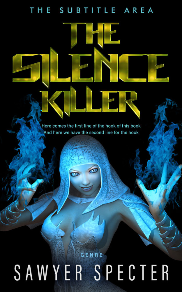 Front view of Bunker #9118 - Premade Fantasy Book Cover