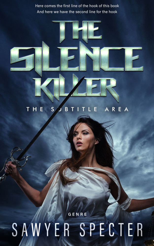 Front view of Mirage #9125 - Premade Fantasy Book Cover