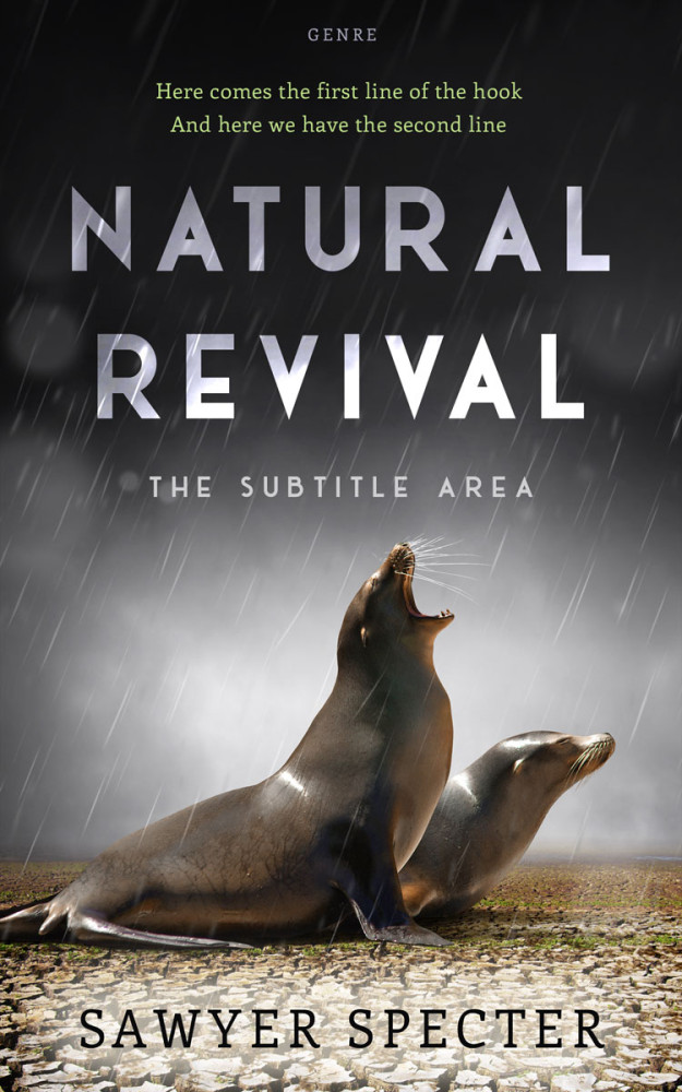 Front view of Dune #9218 - Premade Science & Nature Book Cover