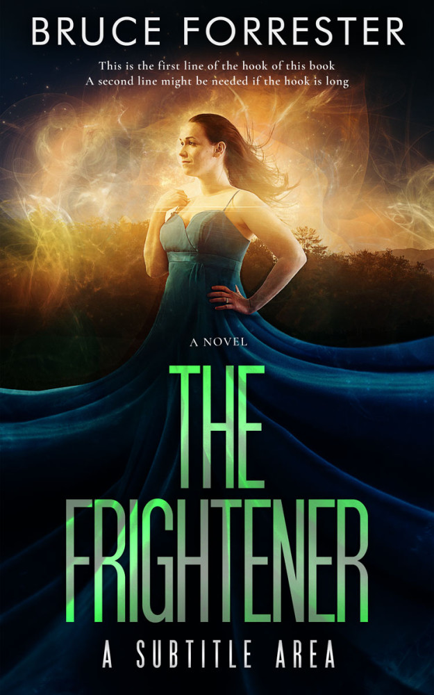 Front view of Woodsmoke #9230 - Premade Surreal Book Cover